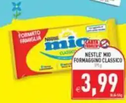 Supermercati Agorà Nestlé mio formaggino classico offerta