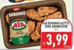 Supermercati Agorà Aia durango alette erbe aromatiche offerta