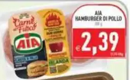Supermercati Agorà AIA hamburger di pollo offerta