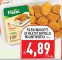 Supermercati Agorà Fileni nuggets di filetto di pollo offerta