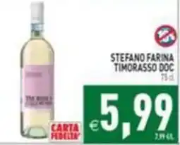 Supermercati Agorà Stefano Farina Timorasso Doc offerta
