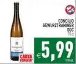 Supermercati Agorà Concilio Gewurztraminer DOC offerta