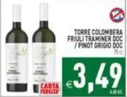 Supermercati Agorà Torre Colombera Friuli Traminer Doc / Pinot Grigio Doc offerta