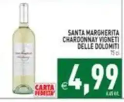 Supermercati Agorà Santa Margherita Chardonnay Vigneti delle Dolomiti offerta