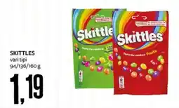 PRO7 Supermercati Skittles vari tipi offerta