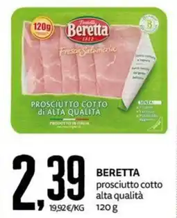 PRO7 Supermercati Beretta prosciutto cotto alta qualità offerta