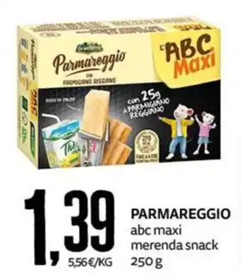 PRO7 Supermercati Parmareggio abc maxi merenda snack offerta
