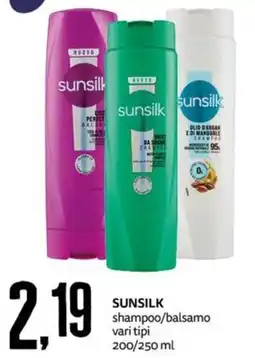 PRO7 Supermercati Sunsilk shampoo/balsamo offerta