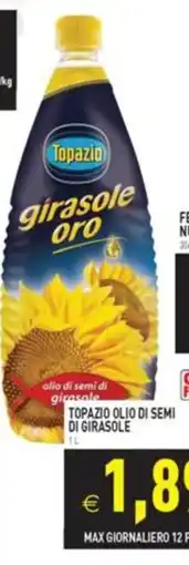 Supermercati Agorà Topazio olio di semi di girasole offerta