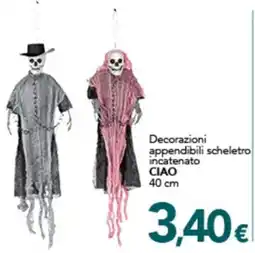 Altasfera Decorazioni appendibili scheletro incatenato CIAO offerta
