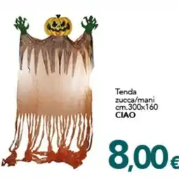 Altasfera Tenda zucca/mani CIAO offerta