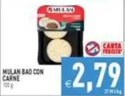 Supermercati Agorà Mulan bao con carne offerta