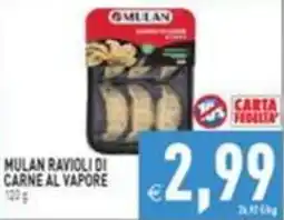 Supermercati Agorà Mulan ravioli di carne al vapore offerta