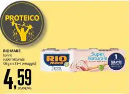PRO7 Supermercati RIO MARE Tonno al Naturale offerta