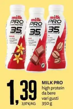 PRO7 Supermercati Milk Pro high protein offerta
