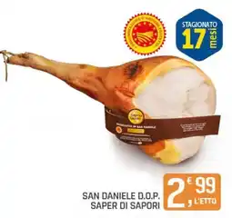 Ottimo Market Prosciutto di San Daniele Saper di Sapori offerta
