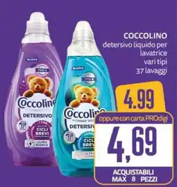 PRO7 Supermercati Coccolino detersivo liquido per lavatrice offerta