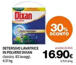 Superconti Detersivo lavatrice in polvere Dixan classico offerta