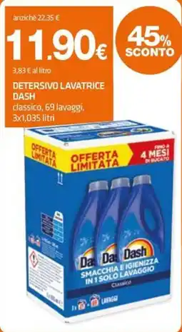 Superconti Detersivo lavatrice Dash classico offerta
