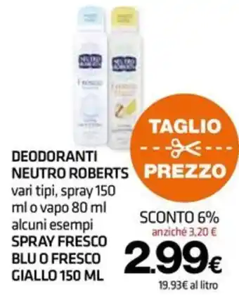 Deodoranti Neutro Roberts