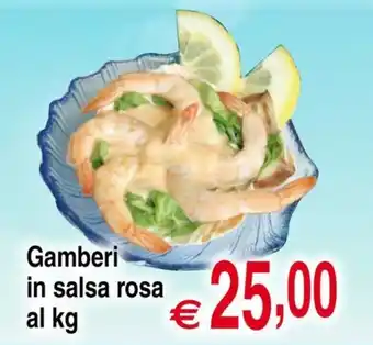 Gamberi in salsa rosa