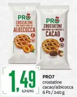 PRO7 Supermercati PRO7 crostatine cacao/albicocca offerta
