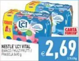 Supermercati Agorà Nestlé LC1 Vital Bianco / Multifrutti / Fragola offerta
