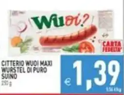 Supermercati Agorà Citterio Wuoi Maxi wurstel di puro suino offerta