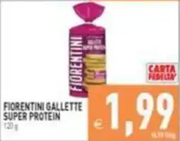 Supermercati Agorà Fiorentini gallette super protein offerta