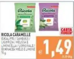 Supermercati Agorà Ricola Caramelle offerta