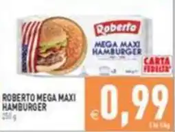 Supermercati Agorà Roberto Mega Maxi Hamburger offerta