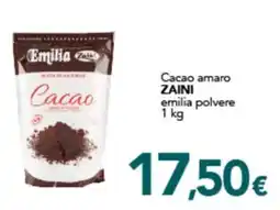 Altasfera Cacao amaro ZAINI emilia polvere offerta