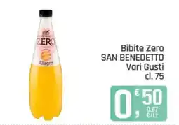 Ottimo Market Bibite Zero San Benedetto offerta
