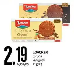 PRO7 Supermercati Loacker tortina offerta