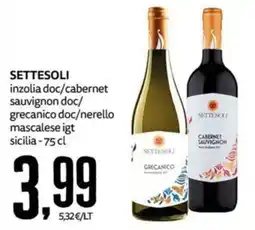 PRO7 Supermercati Settesoli grecanico offerta