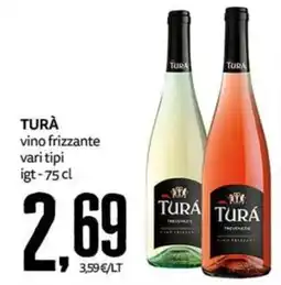 PRO7 Supermercati Turà vino frizzante offerta