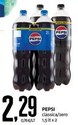 PRO7 Supermercati Pepsi classica/zero offerta