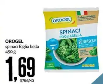 Orogel spinaci foglia bella