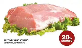 Arista di suino a tranci