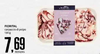 PRO7 Supermercati Fiorital carpaccio di polpo offerta