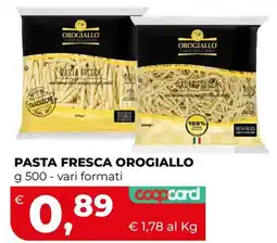 Coop Master Alleanza 3.0 Pasta fresca OroGiallo offerta