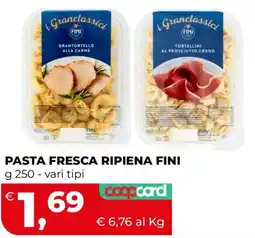 Coop Master Alleanza 3.0 Pasta fresca ripiena Fini offerta
