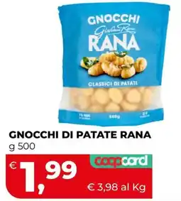 Coop Master Alleanza 3.0 Gnocchi di patate Rana offerta
