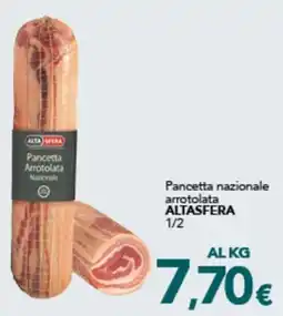 Altasfera Pancetta nazionale arrotolata ALTASFERA offerta