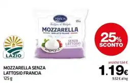 Superconti Mozzarella senza lattosio Francia offerta