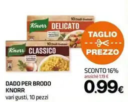 Superconti Dado per brodo Knorr offerta