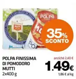 Superconti Polpa di pomodoro Mutti offerta
