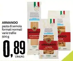 PRO7 Supermercati Armando pasta di semola offerta