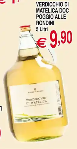 Centro Oceano Verdicchio di Matelica Poggio alle Rondini offerta