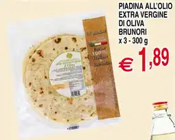 Centro Oceano Piadina all'olio extra vergine di oliva Brunori offerta